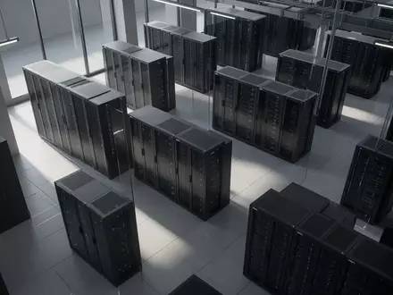 Moderne, minimalistische Serverraum-Architektur in einem professionellen Unternehmensumfeld. - Foto: über boerse-global.de