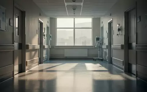 Ein leerer, modern gestalteter Krankenhausflur mit einfallendem Tageslicht und klaren architektonischen Linien. - Foto: über boerse-global.de