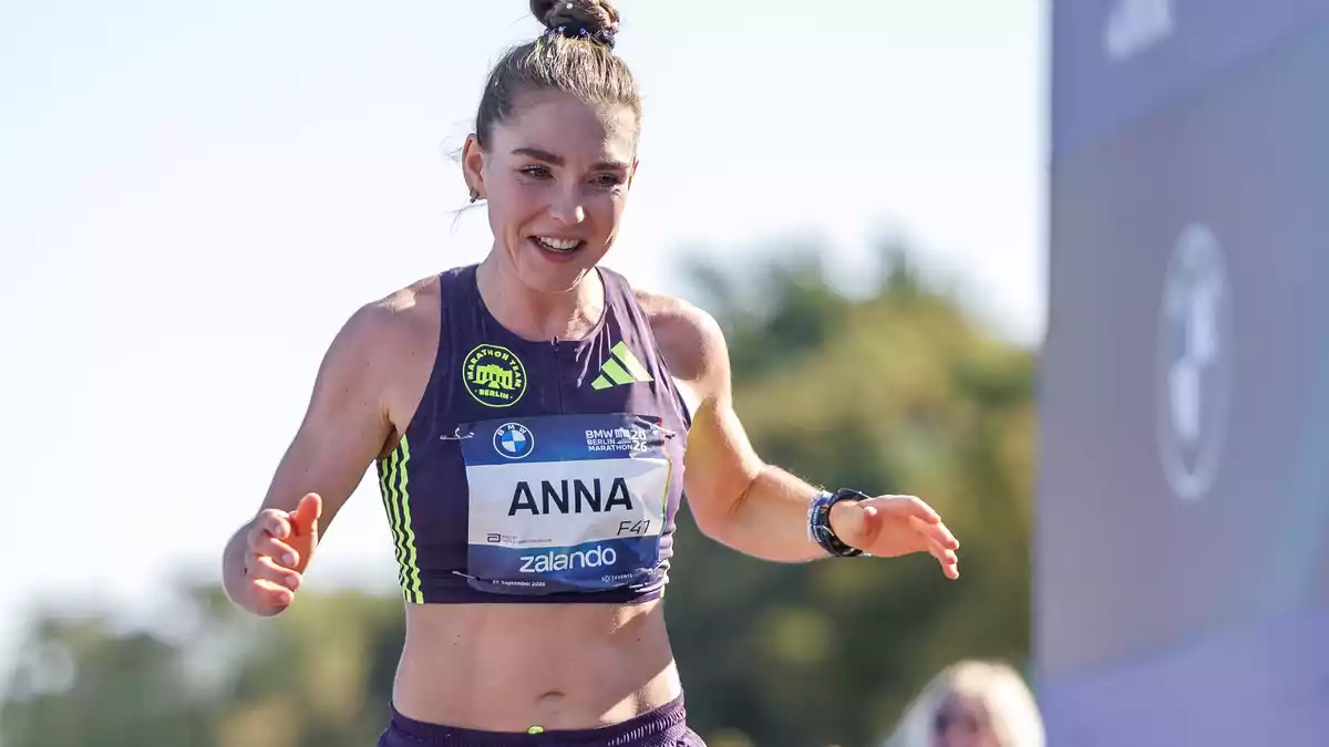 Anna Langerwisch war die schnellste Deutsche beim Berlin-Marathon. - Bild: Andreas Gora/dpa