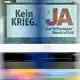 Die Friedenstaube auf den Plakaten hat Gegner auf die Palme gebracht (Archivbild) - Bild: Andreas Becker/KEYSTONE/dpa