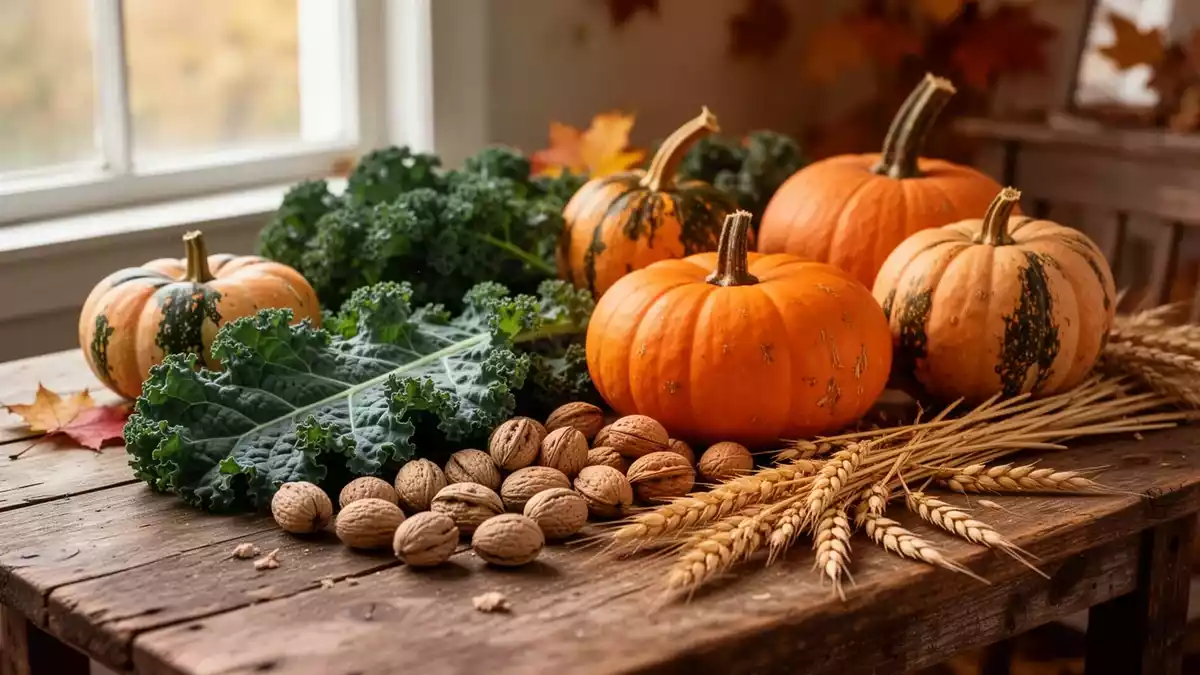 Herbstliche Ernährung und Mulchgemüse: Immunsystem stärken, Wasser sparen