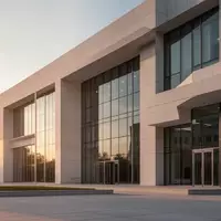 Moderne Fassade eines Bürogebäudes in der Abendsonne als Symbol für staatliche Transparenz und Finanzverwaltung. - Foto: über boerse-global.de