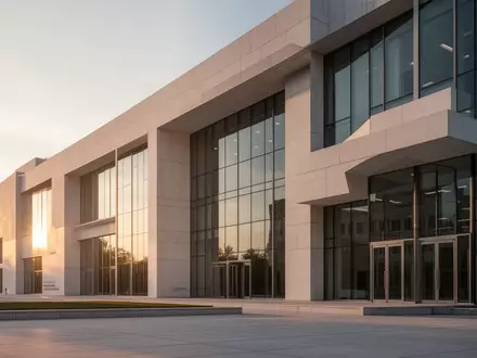 Moderne Fassade eines Bürogebäudes in der Abendsonne als Symbol für staatliche Transparenz und Finanzverwaltung. - Foto: über boerse-global.de