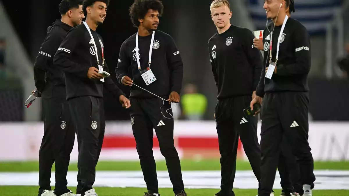 Die DFB-Elf spielt in Augsburg gegen Griechenland.  - Bild: Federico Gambarini/dpa