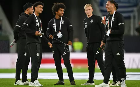 Die DFB-Elf spielt in Augsburg gegen Griechenland.  - Foto: Federico Gambarini/dpa