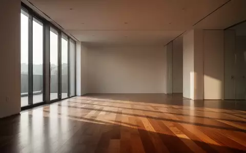 Ein minimalistisch gestalteter, leerer Raum mit Holzboden und natürlichem Lichteinfall durch große Fenster. - Foto: über boerse-global.de