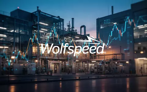 Abstrakte Darstellung einer modernen Halbleiterfertigungsanlage bei Dämmerung als Symbol für Marktvolatilität - Foto: über boerse-global.de