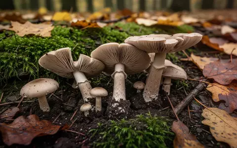 Verschiedene Pilze auf einem moosigen Waldboden im Herbstlicht - Foto: über boerse-global.de