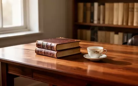 Ein ruhiger Schreibtisch mit akademischen Fachbüchern in einer hellen, minimalistischen Lernumgebung. - Foto: über boerse-global.de