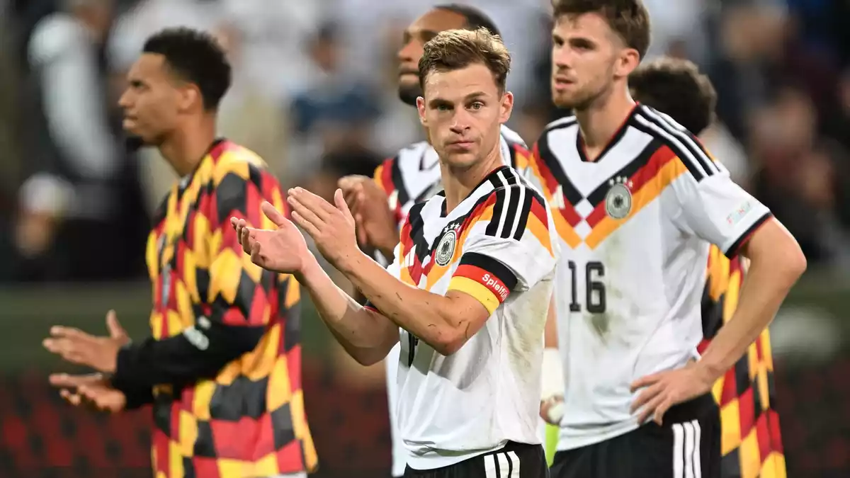 Joshua Kimmich war der Pechvogel bei der Niederlage gegen Griechenland.  - Bild: Federico Gambarini/dpa