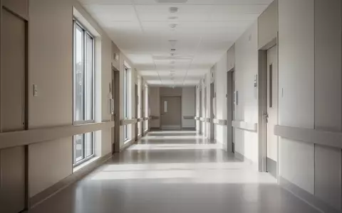 Moderner, heller Krankenhausflur mit minimalistischer Architektur und einfallendem Tageslicht. - Foto: über boerse-global.de