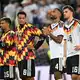 Frustrierte deutsche Spieler nach dem Schlusspfiff. - Bild: Federico Gambarini/dpa