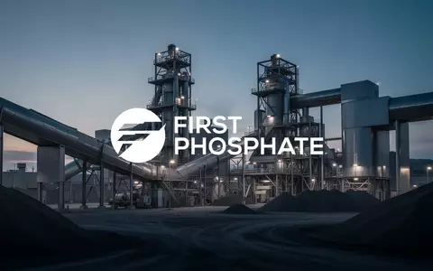 Abstrakte Darstellung einer modernen industriellen Lieferkette in einer hochtechnologischen Mineralienverarbeitungsanlage. - Foto: über boerse-global.de
