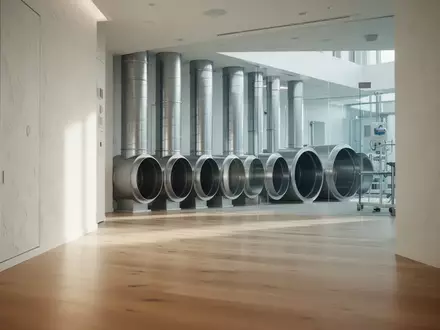 Ein minimalistisch gestalteter, heller Raum einer Wellness-Einrichtung mit klaren architektonischen Linien und indirektem Licht. - Foto: über boerse-global.de