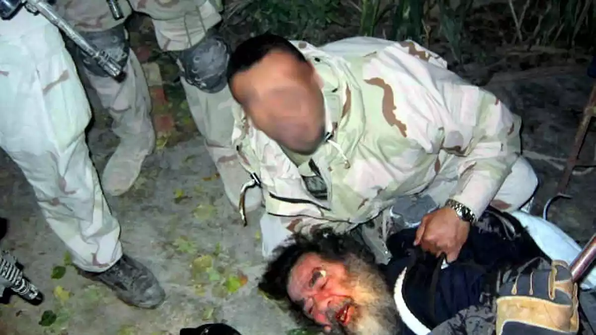 Die Invasion führte schließlich zur Festnahme Saddam Husseins. (Archivbild) - Bild: picture alliance / dpa