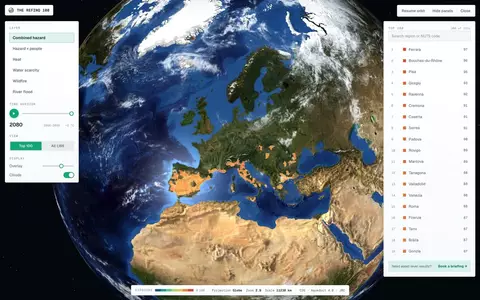 Wiener Klimarisiko-Unternehmen veröffentlicht eigenes Ranking der 100 klimaexponiertesten Regionen Europas - Foto: presseportal.de