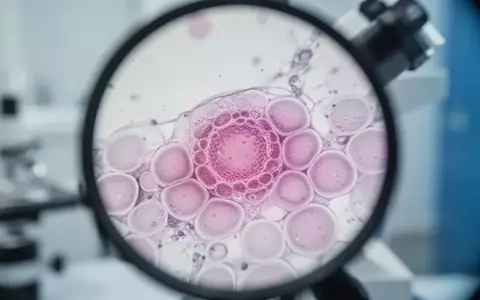 Mikroskopische Aufnahme von menschlichem Schleimhautgewebe in einem sterilen Laborumfeld. - Foto: über boerse-global.de