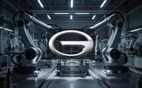 Moderne, automatisierte Fertigungshalle in der Automobilindustrie mit präzisen Roboterarmen. - Foto: über boerse-global.de