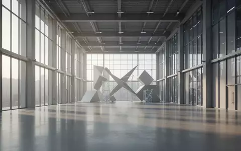 Ein moderner, minimalistischer Industriebau mit hohen Decken und natürlichem Lichteinfall, der eine technologische Innovationsumgebung symbolisiert. - Foto: über boerse-global.de