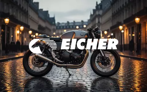 Ein stilvolles, klassisch inspiriertes Motorrad in einer nächtlichen europäischen Stadtkulisse. - Foto: über boerse-global.de