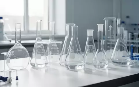 Laborumgebung mit wissenschaftlichem Glasgeschirr in hellem, natürlichem Licht zur Symbolisierung medizinischer Reinheit. - Foto: über boerse-global.de