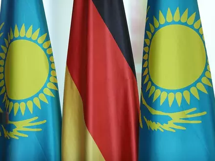 Flagge von Kasachstan (Archiv) - Foto: via dts Nachrichtenagentur