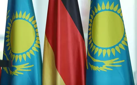 Flagge von Kasachstan (Archiv) - Foto: via dts Nachrichtenagentur