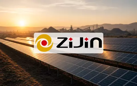Moderne Solarparks vor einer industriellen Bergbaukulisse im goldenen Licht. - Foto: über boerse-global.de