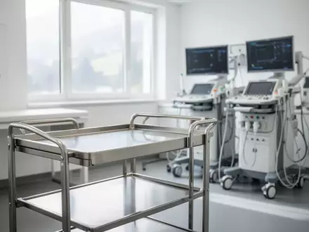 Ein moderner, heller Untersuchungsraum in einer medizinischen Einrichtung mit hochwertigen Diagnosegeräten. - Foto: über boerse-global.de