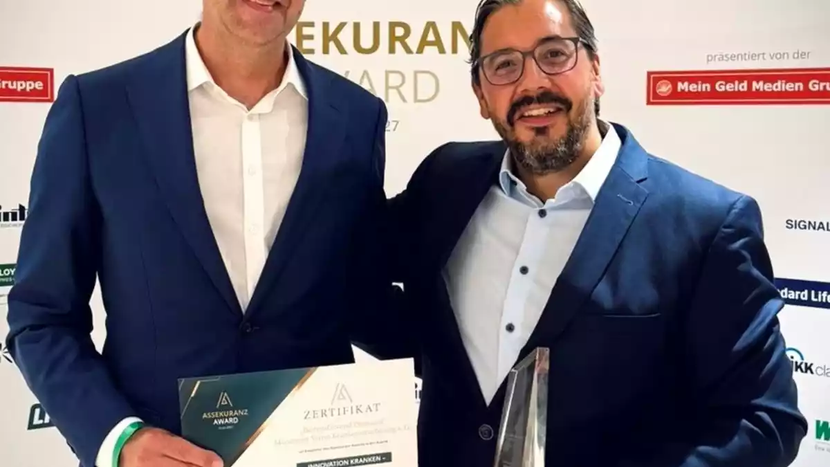 Münchener Verein erhält Assekuranz Award für BestensGesund Premium - Bild: presseportal.de