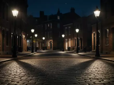 Eine nächtliche, ruhige Straßenszene in einem städtischen Wohnviertel bei gedimmter Beleuchtung. - Foto: über boerse-global.de