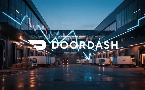 Abstrakte Darstellung eines modernen Logistikzentrums mit düsterer, volatiler Marktstimmung bei Dämmerlicht. - Foto: über boerse-global.de