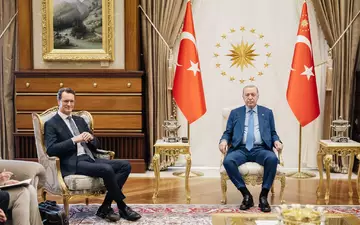 Ungewöhnliches Treffen: Wüst bei Erdogan - Foto: Marcel Kusch/Staatskanzlei Nordrhein-Westfalen/dpa