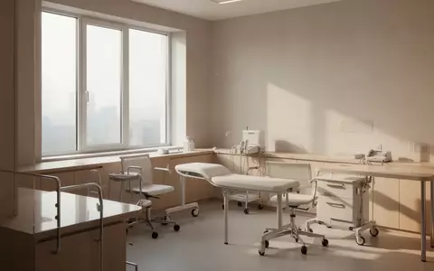 Ein heller, moderner Behandlungsraum mit neutralem Design und einfallendem Tageslicht. - Foto: über boerse-global.de