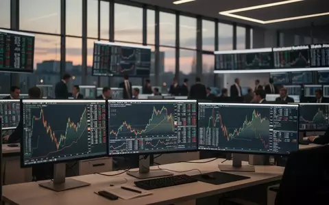 Moderne Handelsumgebung an einer deutschen Börse mit Fokus auf Marktstimmung und Finanzanalyse. - Foto: über boerse-global.de