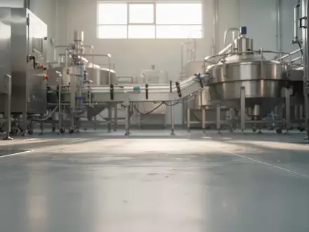 Industrielle Produktionsanlage für Lebensmittel bei natürlichem Lichteinfall. - Foto: über boerse-global.de