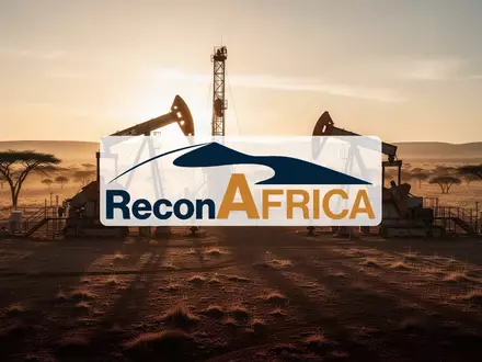 Ölförderanlage in einer afrikanischen Savannenlandschaft bei Sonnenaufgang. - Foto: über boerse-global.de