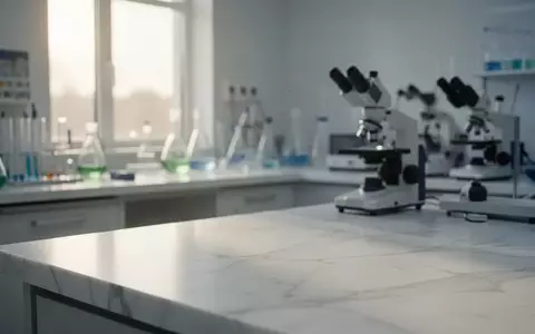 Ein minimalistisches, helles medizinisches Labor mit sterilen Oberflächen und sanftem Tageslicht. - Foto: über boerse-global.de