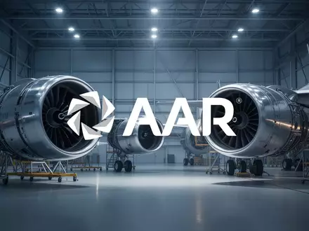 Moderne Flugzeugwartungshalle mit technischen Turbinenkomponenten in einer professionellen, industriellen Umgebung. - Foto: über boerse-global.de