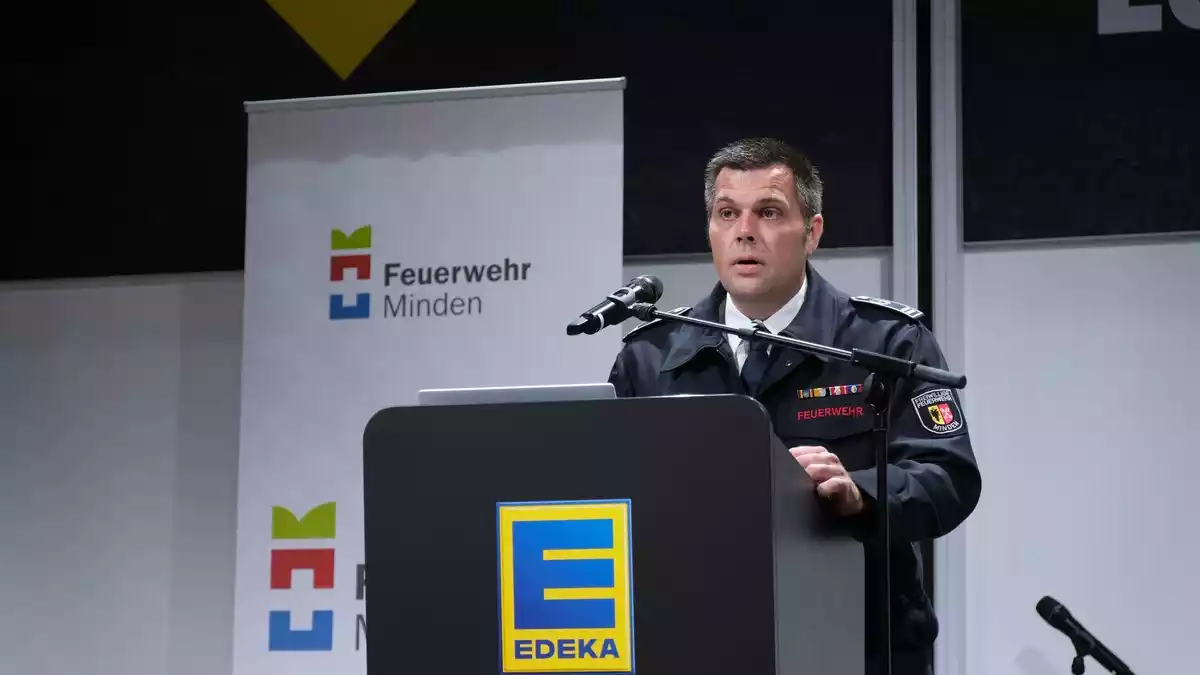 FW Minden: Halbjahresdienstversammlung der Feuerwehr Minden - Bild: presseportal.de