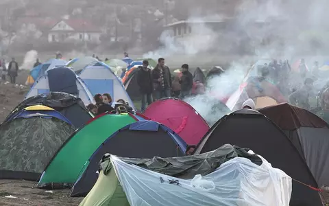 Flüchtlingslager Idomeni (Archiv) - Foto: via dts Nachrichtenagentur