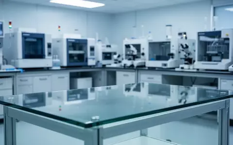 Ein steriles, wissenschaftliches Labor mit moderner Analyseausstattung in einer minimalistischen, hellen Umgebung. - Foto: über boerse-global.de
