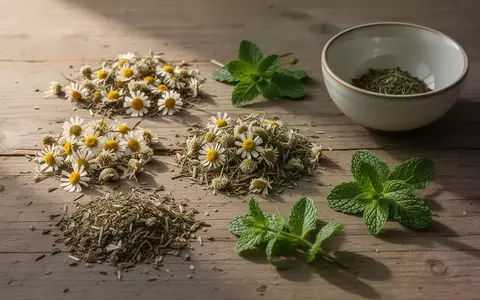 Getrocknete Kräuter und Blüten auf einem Holztisch als Symbol für Entspannung und Achtsamkeit. - Foto: über boerse-global.de
