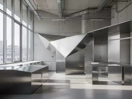 Ein minimalistisch gestalteter, moderner Arbeitsraum mit klaren Linien und natürlichem Licht, ohne Personen oder Technik. - Foto: über boerse-global.de