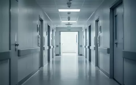 Ein heller, steriler Klinikflur in einem modernen medizinischen Forschungszentrum ohne Personen. - Foto: über boerse-global.de