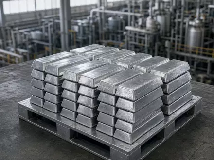 Stapel aus polierten Silberbarren in einer industriellen Produktionsumgebung. - Foto: über boerse-global.de