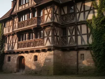 Fassade eines historischen, denkmalgeschützten Fachwerkhauses bei Tageslicht - Foto: über boerse-global.de