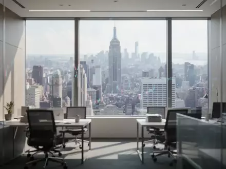 Ein modernes Büro mit Blick auf eine Skyline, das eine professionelle Finanzumgebung symbolisiert. - Foto: über boerse-global.de