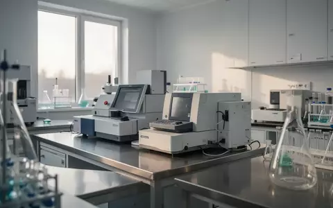 Modernes, klinisches Labor mit hochwertigen Analysegeräten und medizinischer Ausstattung in einer hellen Umgebung. - Foto: über boerse-global.de