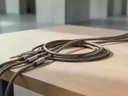 Ein Bündel aus verschiedenen USB-C-Kabeln liegt auf einer schlichten Holzoberfläche in natürlichem Licht. - Foto: über boerse-global.de